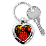 Poppies  2 Ave Hurley Ah 001 164 Png Key Chain (Heart)