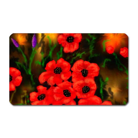 Poppies  2 Ave Hurley Ah 001 164 Png Magnet (Rectangular) from ArtsNow.com Front