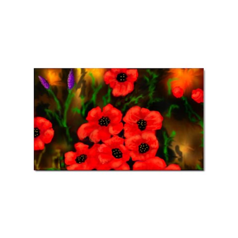 Poppies  2 Ave Hurley Ah 001 164 Png Sticker Rectangular (10 pack) from ArtsNow.com Front