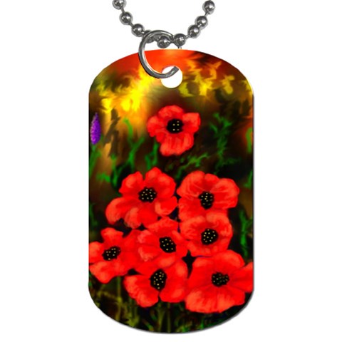 Poppies  2 Ave Hurley Ah 001 164 Png Dog Tag (Two Sides) from ArtsNow.com Front