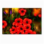Poppies  2 Ave Hurley Ah 001 164 Png Postcard 4 x 6  (Pkg of 10)