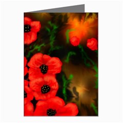 Poppies  2 Ave Hurley Ah 001 164 Png Greeting Cards (Pkg of 8) from ArtsNow.com Left
