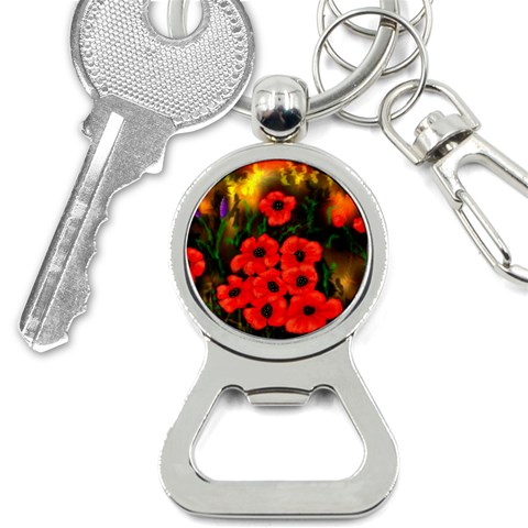 Poppies  2 Ave Hurley Ah 001 164 Png Bottle Opener Key Chain from ArtsNow.com Front