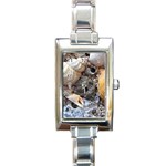 Beach Treasures Rectangular Italian Charm Watch