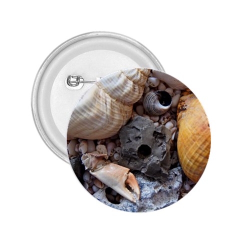 Beach Treasures 2.25  Button from ArtsNow.com Front