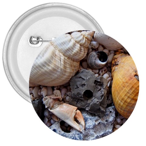 Beach Treasures 3  Button from ArtsNow.com Front