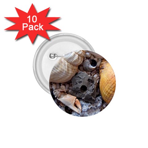Beach Treasures 1.75  Button (10 pack) from ArtsNow.com Front