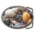 Beach Treasures Belt Buckle (Oval)