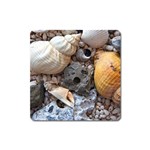 Beach Treasures Magnet (Square)