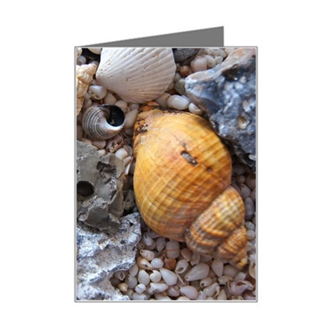 Beach Treasures Mini Greeting Card from ArtsNow.com Left