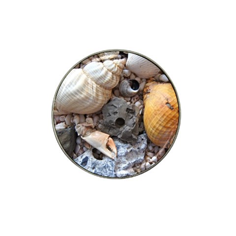 Beach Treasures Golf Ball Marker 4 Pack (for Hat Clip) from ArtsNow.com Front