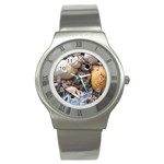 Beach Treasures Stainless Steel Watch (Slim)