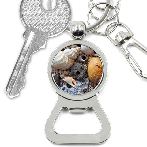 Beach Treasures Bottle Opener Key Chain from ArtsNow.com Front