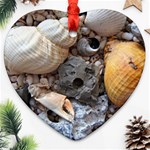 Beach Treasures Heart Ornament (Two Sides)