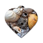 Beach Treasures Dog Tag Heart (One Sided) 