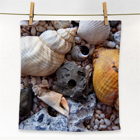 Beach Treasures Face Towel from ArtsNow.com Front
