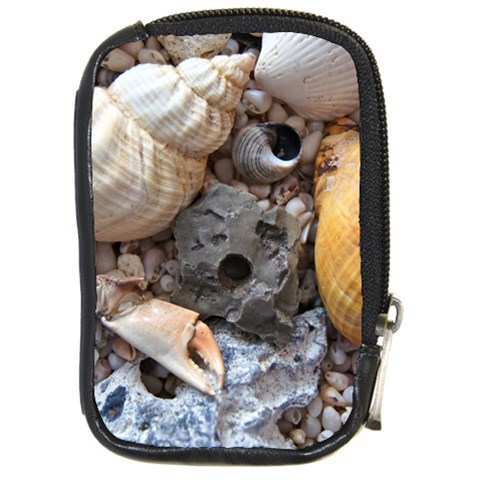 Beach Treasures Compact Camera Leather Case from ArtsNow.com Front
