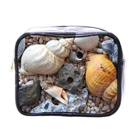Beach Treasures Mini Travel Toiletry Bag (One Side) from ArtsNow.com Front