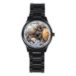 Beach Treasures Sport Metal Watch (Black)