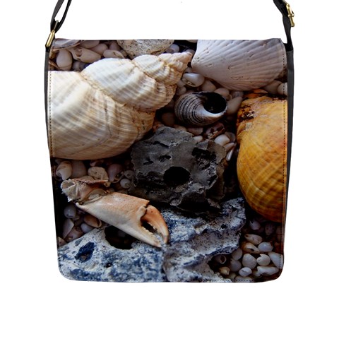 Beach Treasures Flap Closure Messenger Bag (Large) from ArtsNow.com Front