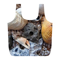 Beach Treasures Reusable Bag (L) from ArtsNow.com Front