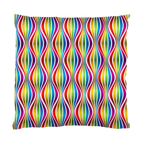 Rainbow Waves Cushion Case (Two Sided)  from ArtsNow.com Front