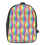 Rainbow Waves School Bag (XL)