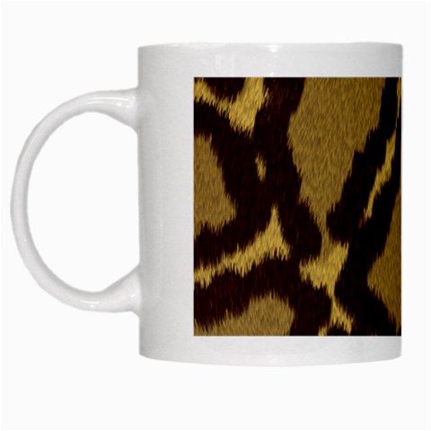 Leopard Print Design White Mug from ArtsNow.com Left