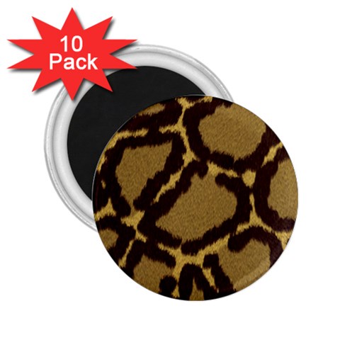 Leopard Print Design 2.25  Magnet (10 pack) from ArtsNow.com Front