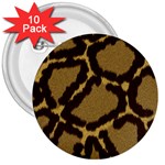 Leopard Print Design 3  Button (10 pack)