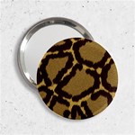 Leopard Print Design 2.25  Handbag Mirror