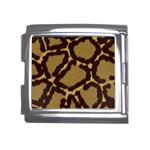 Leopard Print Design Mega Link Italian Charm (18mm)