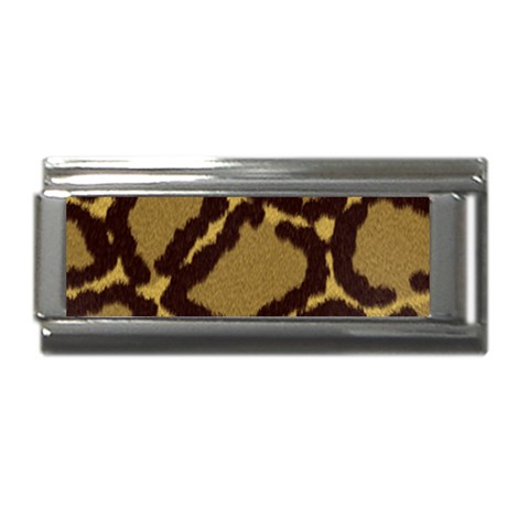 Leopard Print Design Superlink Italian Charm (9mm) from ArtsNow.com Front