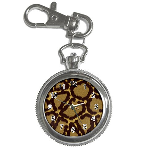 Leopard Print Design Key Chain Watch from ArtsNow.com Front