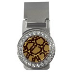 Leopard Print Design Money Clip (CZ)