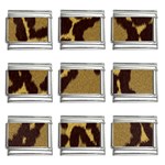 Leopard Print Design 9mm Italian Charm (9 pack)