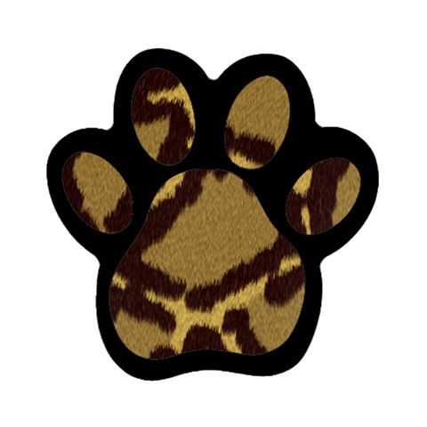 Leopard Print Design Magnet (Paw Print) from ArtsNow.com Front