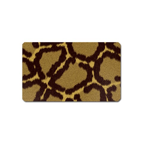 Leopard Print Design Magnet (Name Card) from ArtsNow.com Front