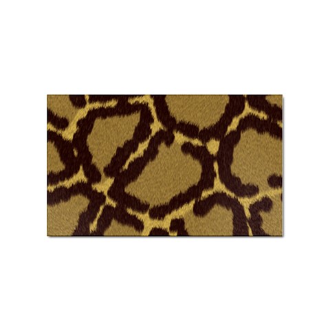 Leopard Print Design Sticker Rectangular (100 pack) from ArtsNow.com Front