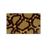 Leopard Print Design Sticker Rectangular (100 pack)