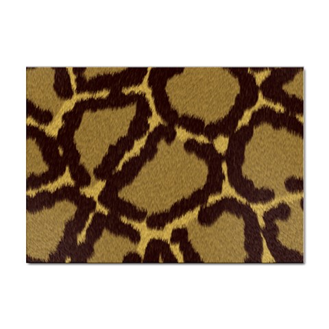 Leopard Print Design Sticker A4 (10 pack) from ArtsNow.com Front