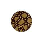 Leopard Print Design Golf Ball Marker (4 pack)