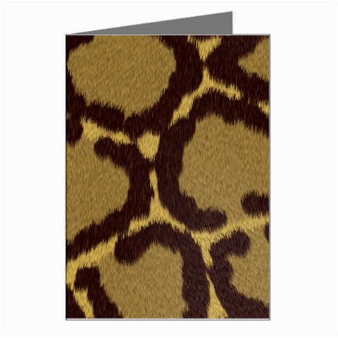 Leopard Print Design Greeting Card from ArtsNow.com Left
