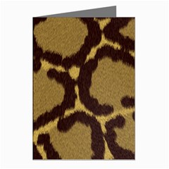Leopard Print Design Greeting Cards (Pkg of 8) from ArtsNow.com Left