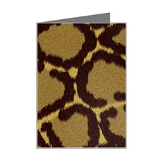 Leopard Print Design Mini Greeting Card from ArtsNow.com Left