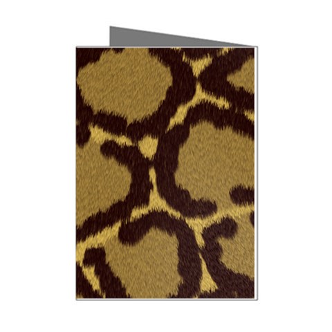 Leopard Print Design Mini Greeting Cards (Pkg of 8) from ArtsNow.com Left