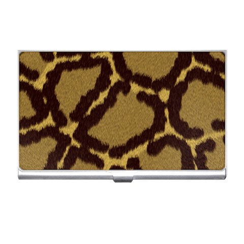 Leopard Print Design Business Card Holder from ArtsNow.com Front