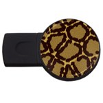 Leopard Print Design USB Flash Drive Round (2 GB)