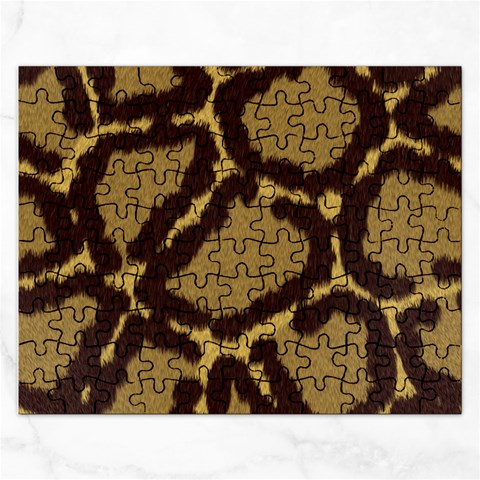Leopard Print Design Jigsaw Puzzle (Rectangular) from ArtsNow.com Front