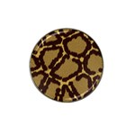 Leopard Print Design Hat Clip Ball Marker (4 pack)